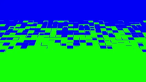 Abstract transition with chroma key Stock Footage 170394470