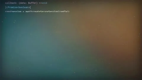 Abstract Transition from Computer Programming Code to Ethereal Cosmic Nebula Stock Footage 336777884