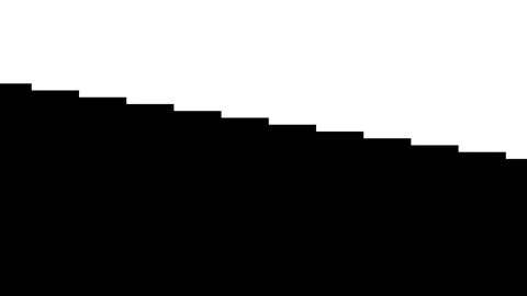 Abstract transition effect featuring rhythmic movement of black and white s.. Stock-Footage 335023175