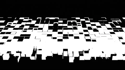 Abstract transition mask Stockbeeldmateriaal 196994624