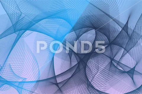 Abstract Translucent Ribbon Background With Vibrant Color Flow PSD 템플릿