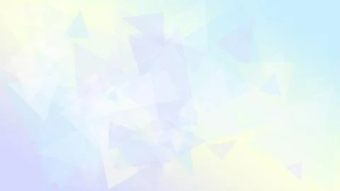 Abstract translucent triangles in soft blue and cream form a bright, airy g.. Stock Illustration