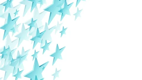 Abstract transparent 3D isometric virtual christmas star plate moving pattern Stock Footage 94102657