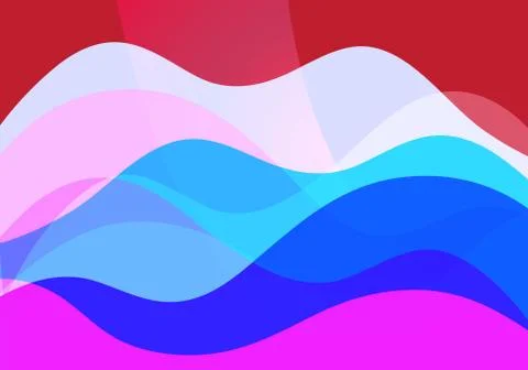 Abstract transparent background with different elements Stockillustratie