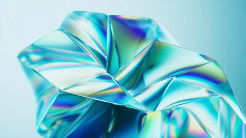Abstract transparent glass gem background, 3d rendering. Stock Footage 319830287