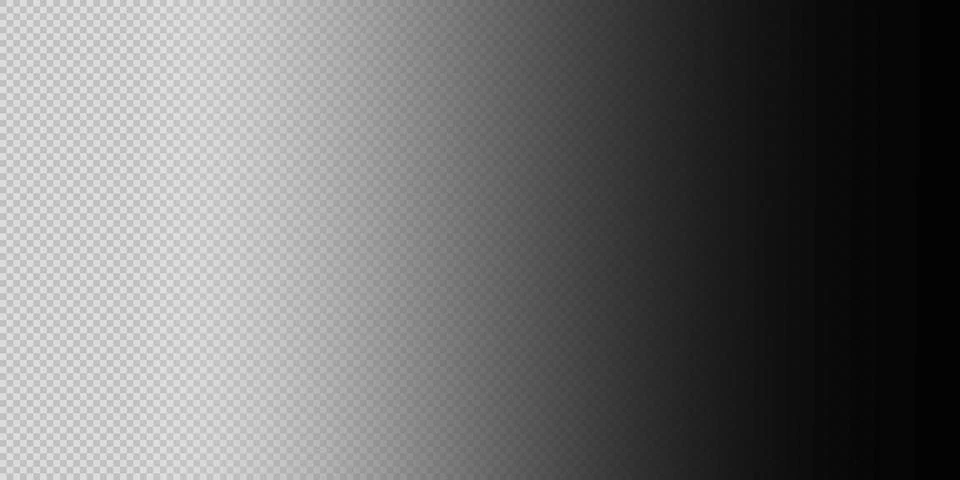 Abstract transparent gradient banner with smooth black fade effect. Minimal.. Stock Illustration