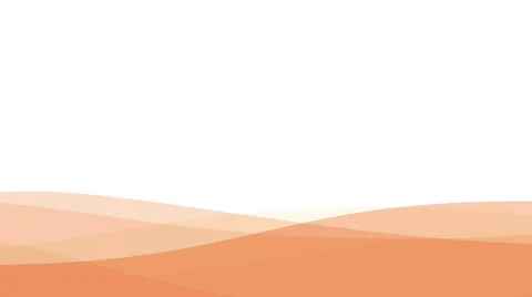 Abstract transparent orange waves loop Stock-Footage 60762838