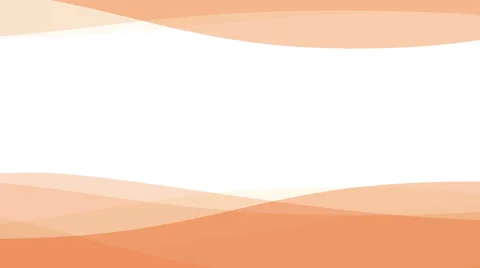 Abstract transparent orange waves loop Stock-Footage 60762857