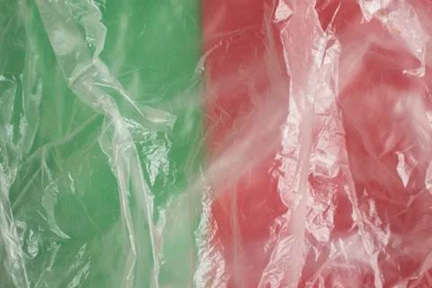 Abstract transparent plastic texture Stock Photos