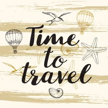 Abstract travel background Stock-Illustration