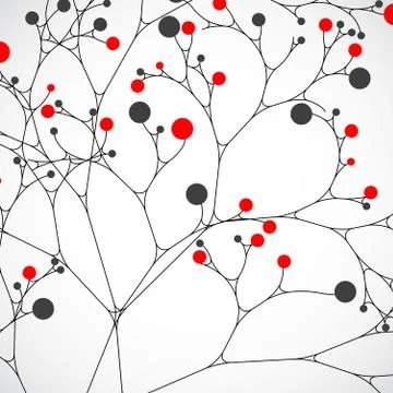 Abstract tree. Ecology background Stock Illustration