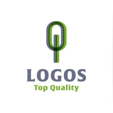 Abstract tree flat Logos style vector illustration Stock Illustration