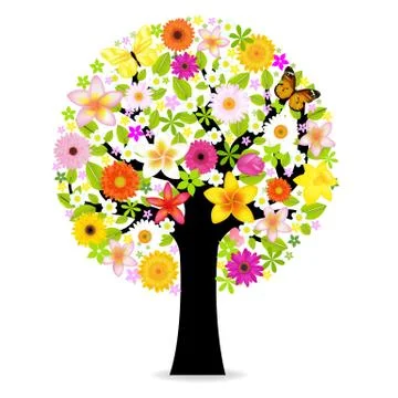 Abstract tree Stock Illustration