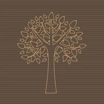 Abstract tree Illustrazione stock