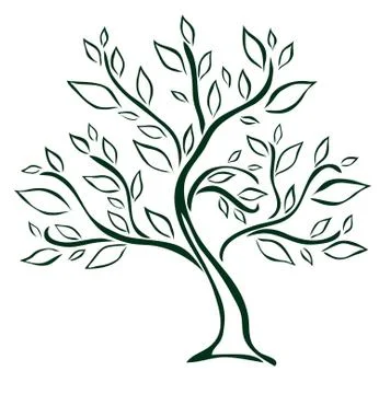 Abstract tree Stock Illustration