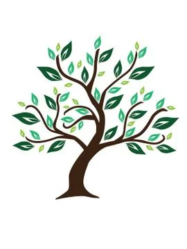 Abstract tree Stock Illustration