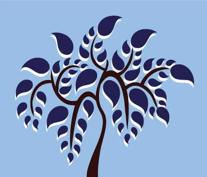 Abstract tree Stock Illustration