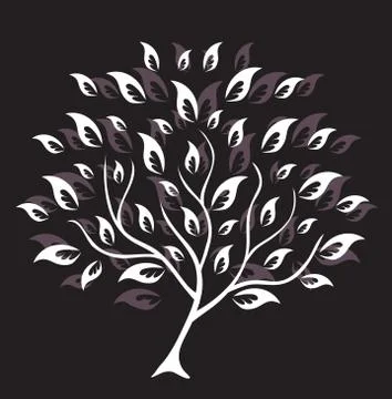 Abstract tree Stock Illustration