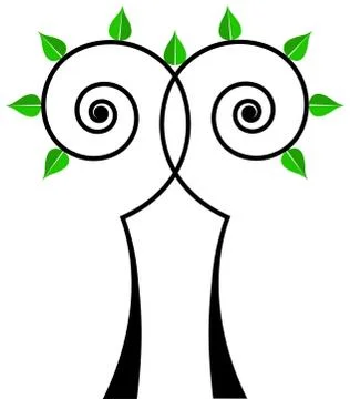 Abstract tree Stock Illustration