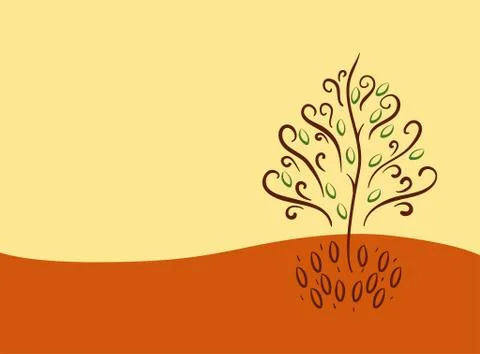 Abstract tree Stock Illustration