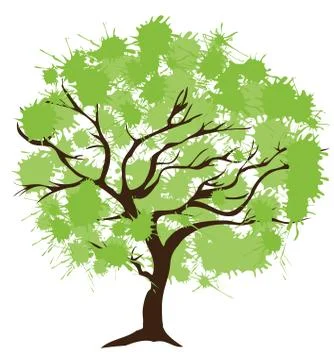 Abstract Tree Stock Illustration