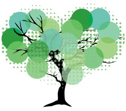 Abstract Tree Stock Illustration