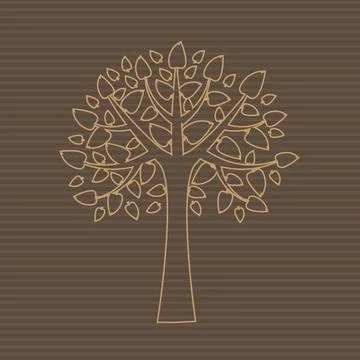 Abstract Tree Stock Illustration