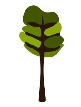 Abstract tree illustration Stock Illustration