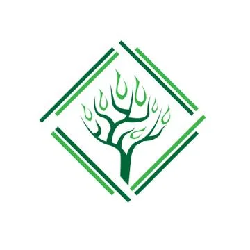 Abstract tree illustration Stock Illustration