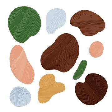 Abstract Tree rings background and saw cut tree trunk Conceptual graphics for Stockillustratie