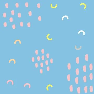 Abstract trendy brush pattern Stock Illustration