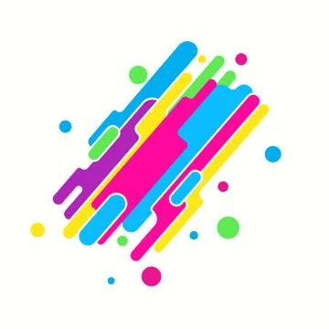 Abstract trendy geometric background. Stock Illustration