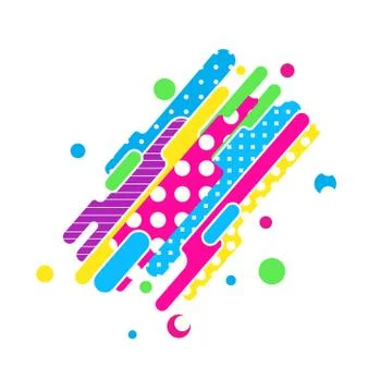 Abstract trendy geometric background. Stock Illustration