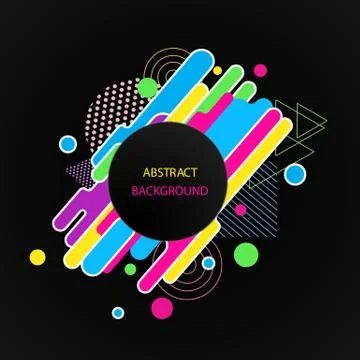 Abstract trendy geometric background. Stock Illustration