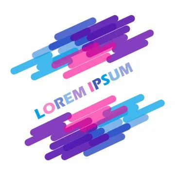 Abstract trendy geometric background. Stock Illustration