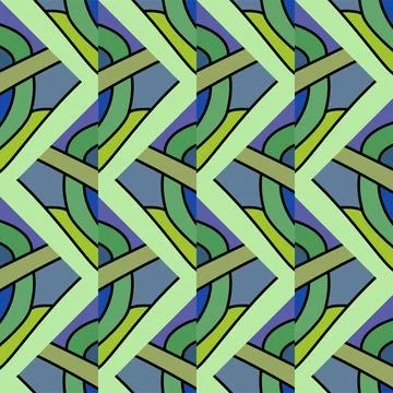 Abstract trendy seamless patterns set with hand drawn doodle shapes Illustrazione stock