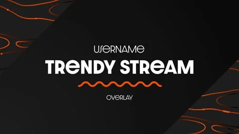 Abstract Trendy Steamer Overlay After Effects stock