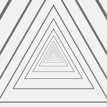 Abstract of triangle amaze gray and white pattern background. イラスト素材