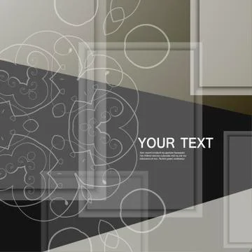 Abstract triangle and square Stock Illustration