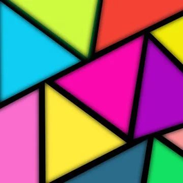 Abstract triangle arrangement background. イラスト素材