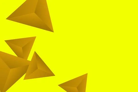 Abstract Triangle Background. 3D Triangles. Modern Wallpaper. Stock Illustration