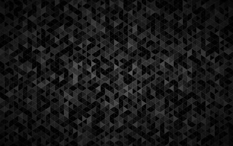 Abstract triangle background with black triangles with different shades of grey Stock Illustration
