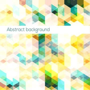 Abstract triangle background Stock Illustration