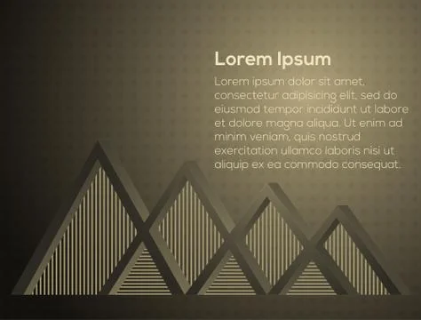 Abstract triangle background Illustrazione stock