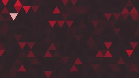 Abstract Triangle Background Random Motion, 3d Loopable Animation 4k Stock Footage 74272294