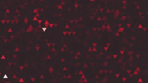 Abstract Triangle Background Random Motion, 3d Loopable Animation 4k Stock Footage 74272406