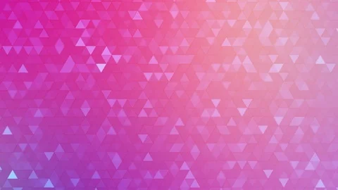 Abstract Triangle Background Random Motion, 3d Loopable Animation 4k Vídeo Stock 74272769