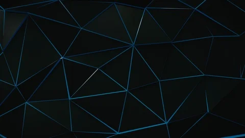 Abstract Triangle Background Random Motion, 3d Loopable Animation 4k Stock Footage 111869217