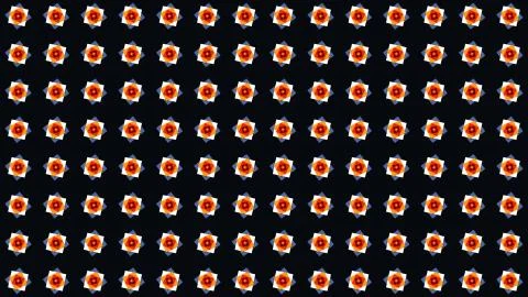 Abstract Triangle Background Random Motion, 3d Loopable Animation.blue squares Stock Illustration