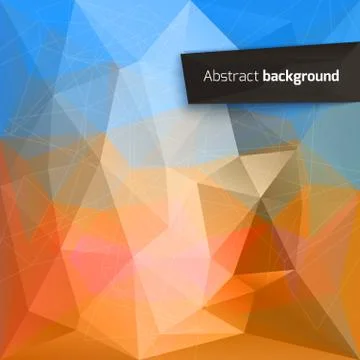 Abstract triangle backgrounds Stock Illustration